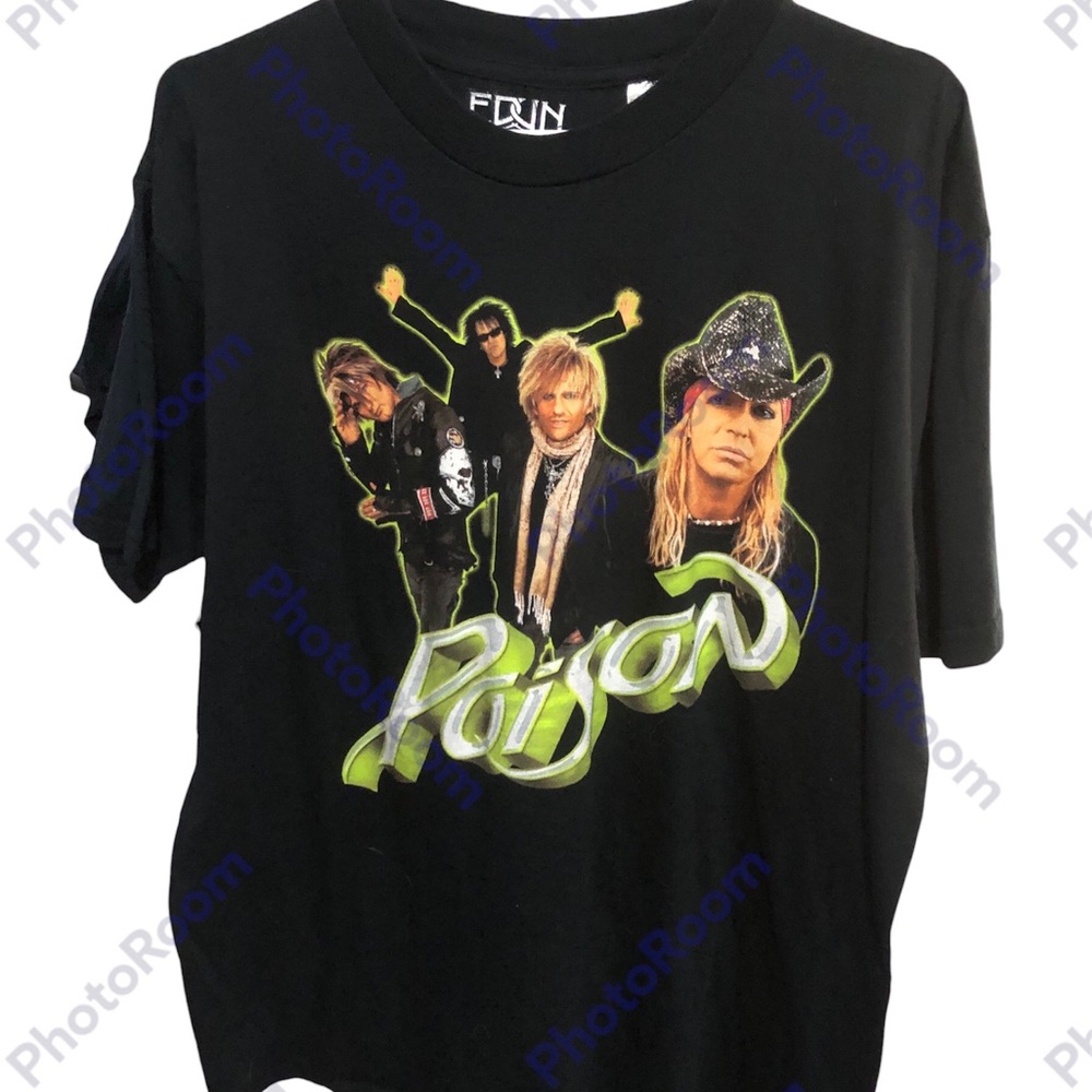 Poison 2007 Tour T-Shirt Double Sided XL Brett Michaels Band Tee